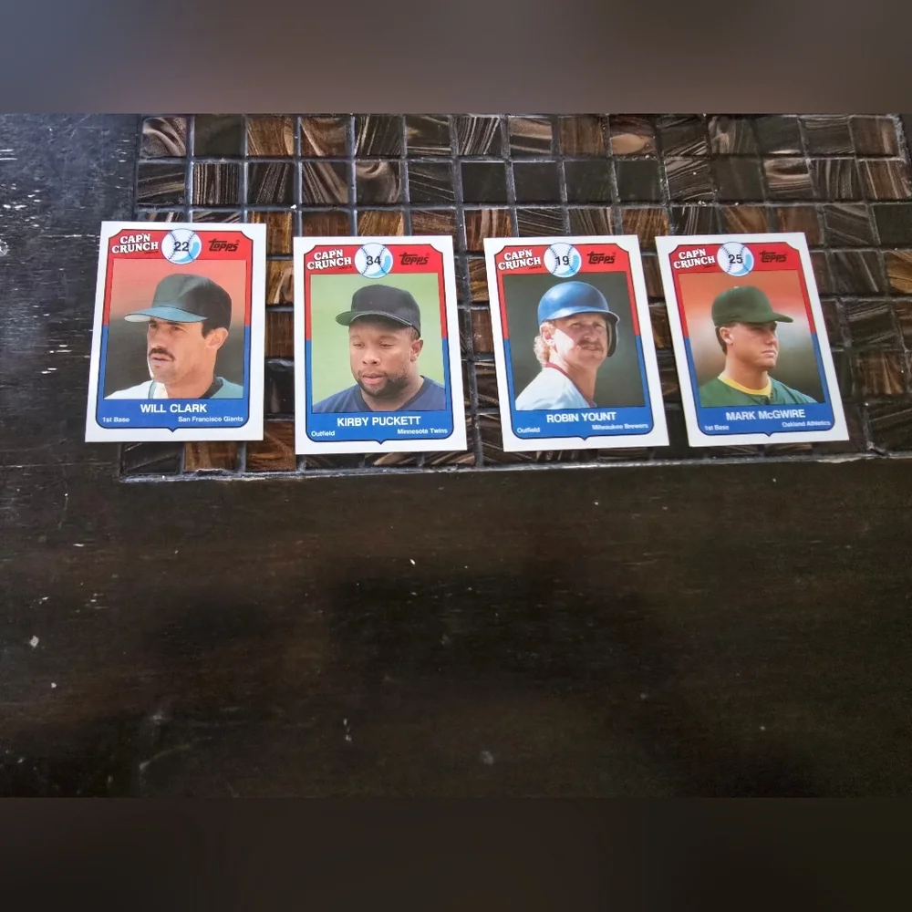 Topps 1989 Cap'N Crunch Full Set of 1-22 Baseball Cards - Picture 4 of 8